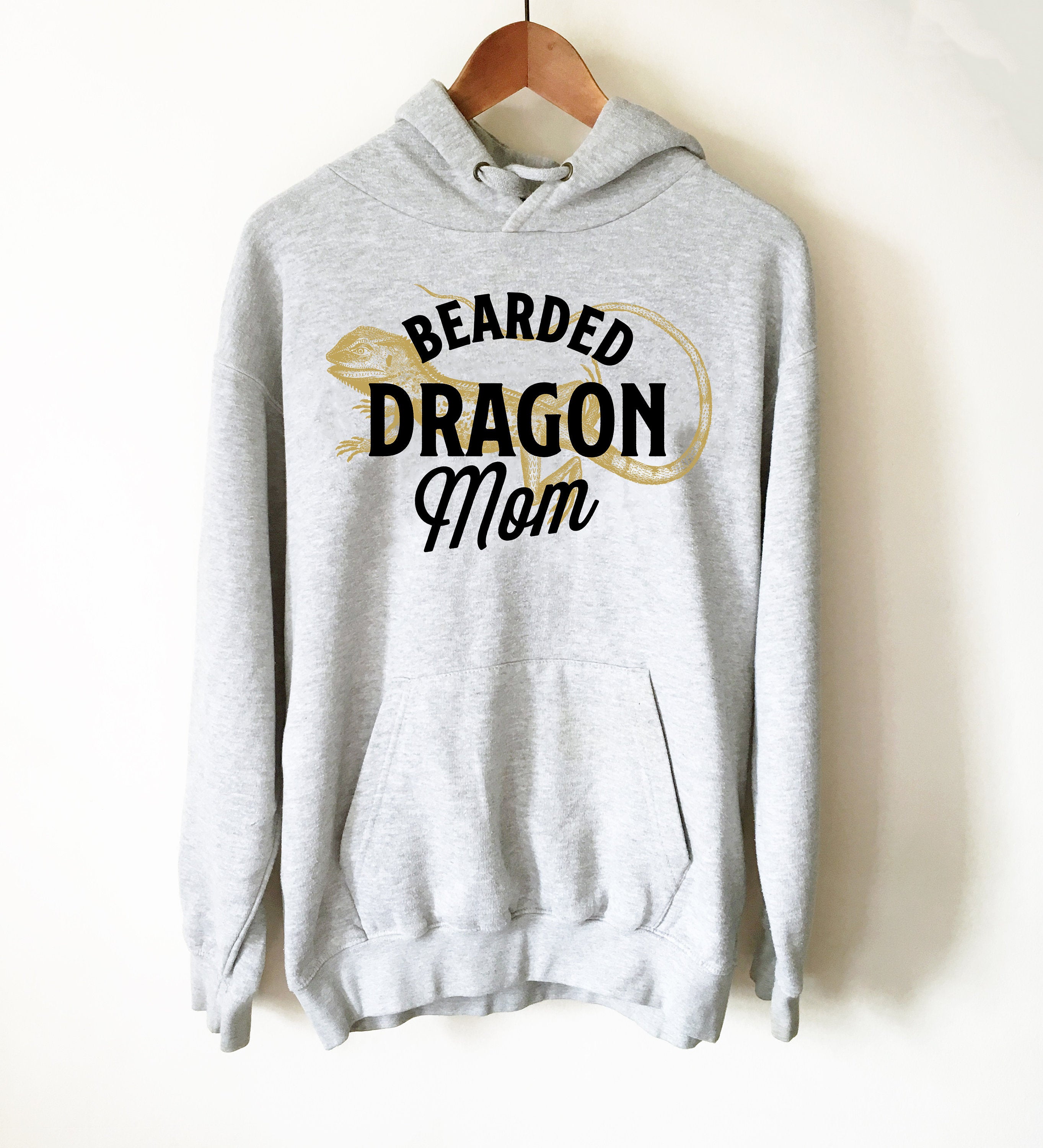 Bearded Dragon Mom Hoodie - Bearded - Stag & Peach Co