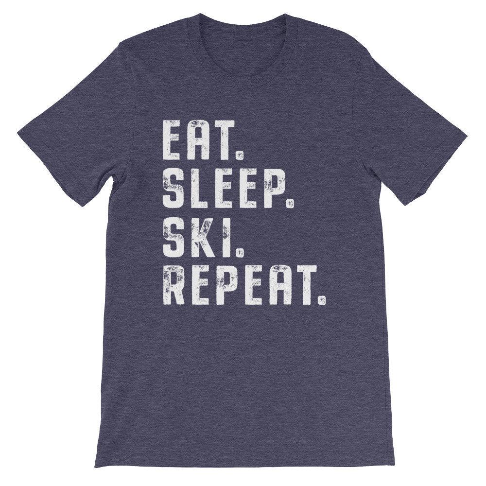 Eat Sleep Ski Repeat Unisex Shirt - - Stag & Peach Co