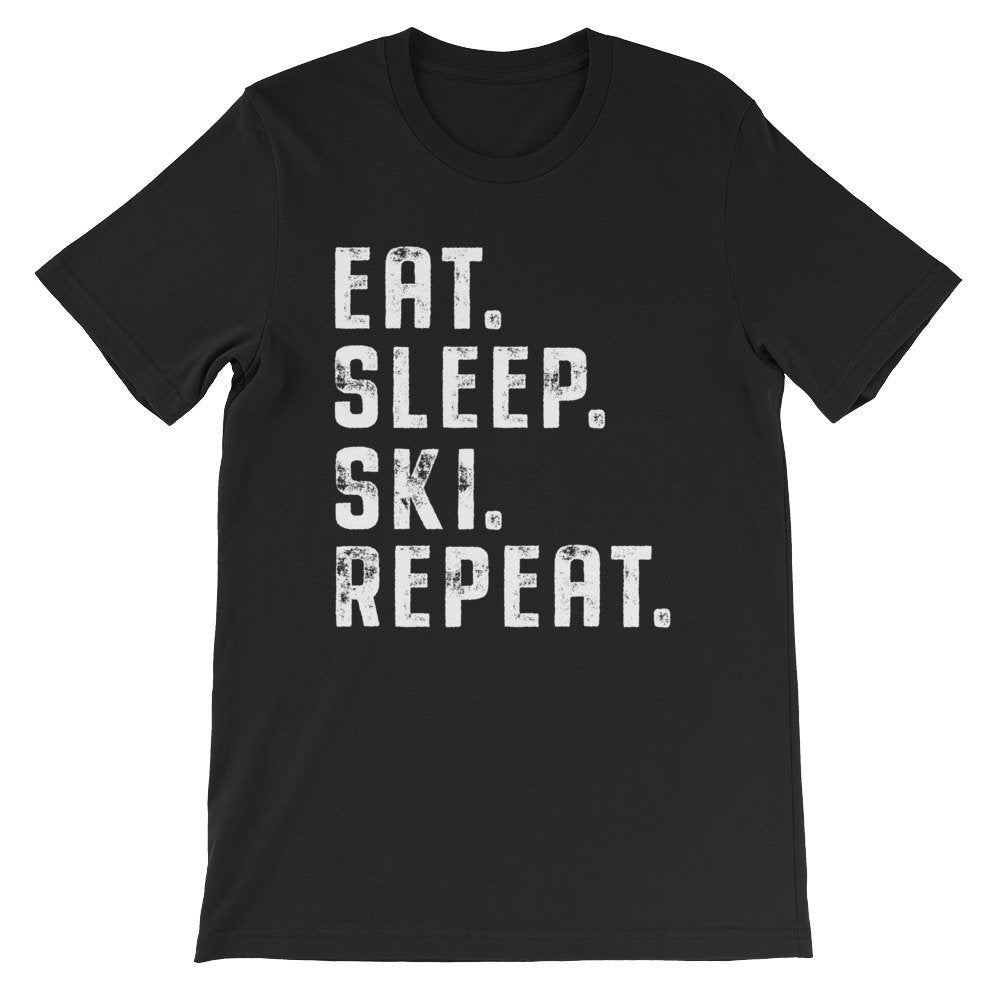 Eat Sleep Ski Repeat Unisex Shirt - - Stag & Peach Co