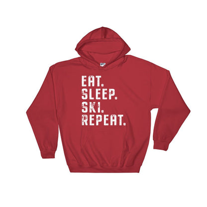Eat Sleep Ski Repeat Hoodie - Ski
