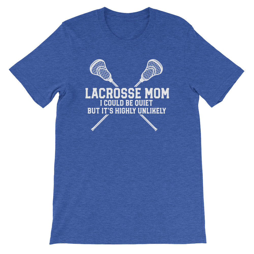 Lacrosse Mom Unisex Shirt - Lacrosse Shirt, Lacrosse Gift, Lacrosse Player, Lacrosse Coach, Lacrosse Team, Sports Shirt, Sports Mom Shirt - Stag & Peach Co