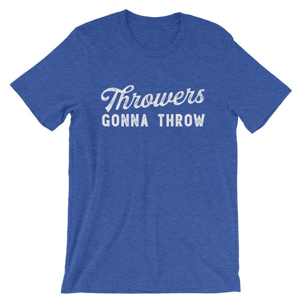 Throwers Gonna Throw Unisex Shirt - Discus Shirt, Discus Gift, Discus Thrower, Track and Field, Discus Throw, Javelin Thrower, Shot Put - Stag & Peach Co