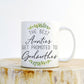 The Best Aunties Get Promoted to Godmother Mug - Godmother Gift, Godmother Mug, Auntie Mug, Auntie Gift, New Aunt Gift, Godmother Proposal