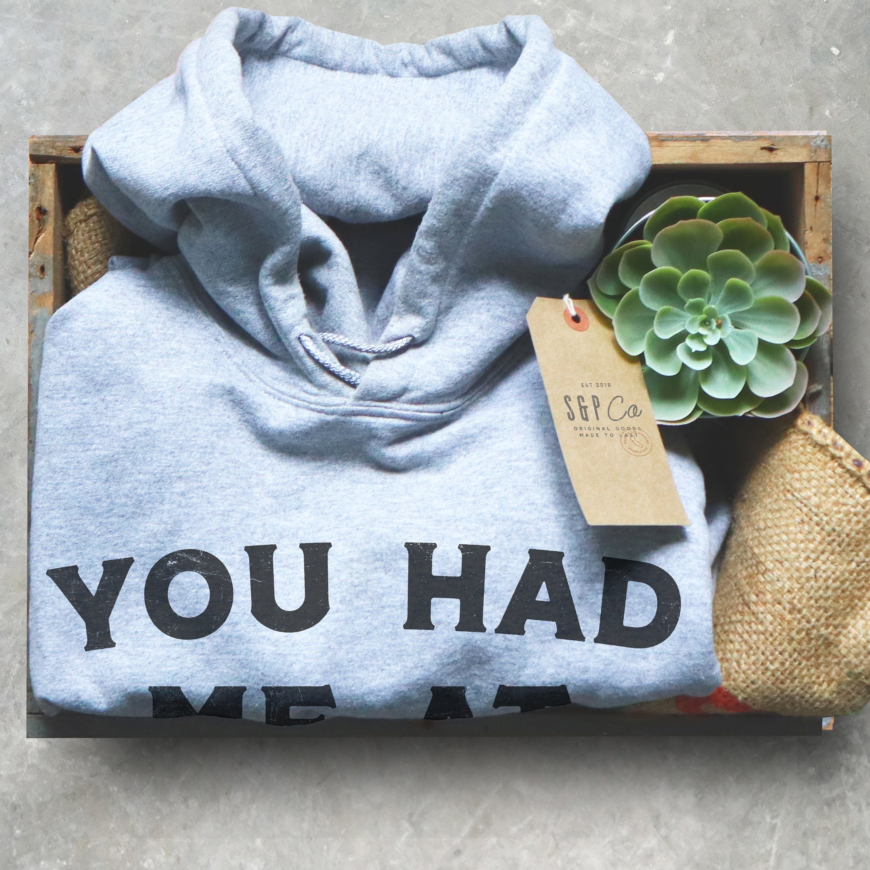 You Had Me At Bourbon Hoodie -  Whiskey Shirt, Bourbon Shirt, Bourbon Lover Gift, Bourbon Shirt, Drinking Shirts, Funny Drinking Shirt - Stag & Peach Co