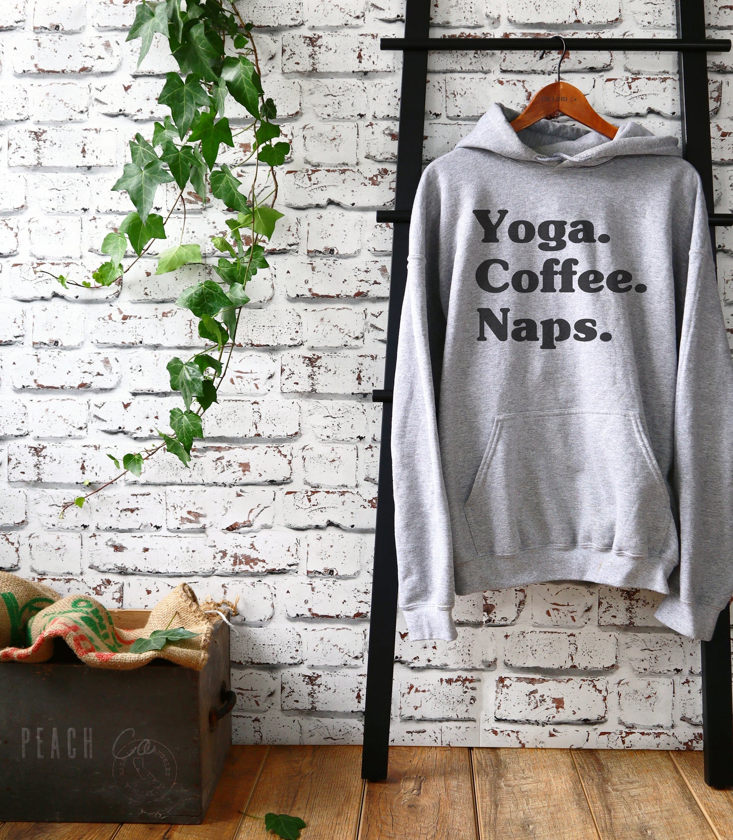 Yoga Coffee Naps Hoodie - Yoga shirt, Funny namaste shirt, Hot