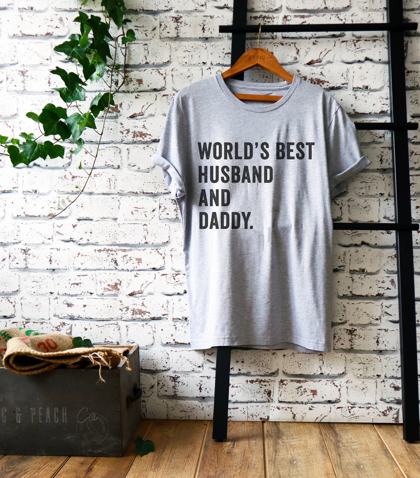 World's Best Husband & Daddy Unisex Shirt- Fathers Day Gift, Gift For Dad, Pregnancy Reveal Shirt, Husband Shirt, Hubby Shirt, New Dad Shirt