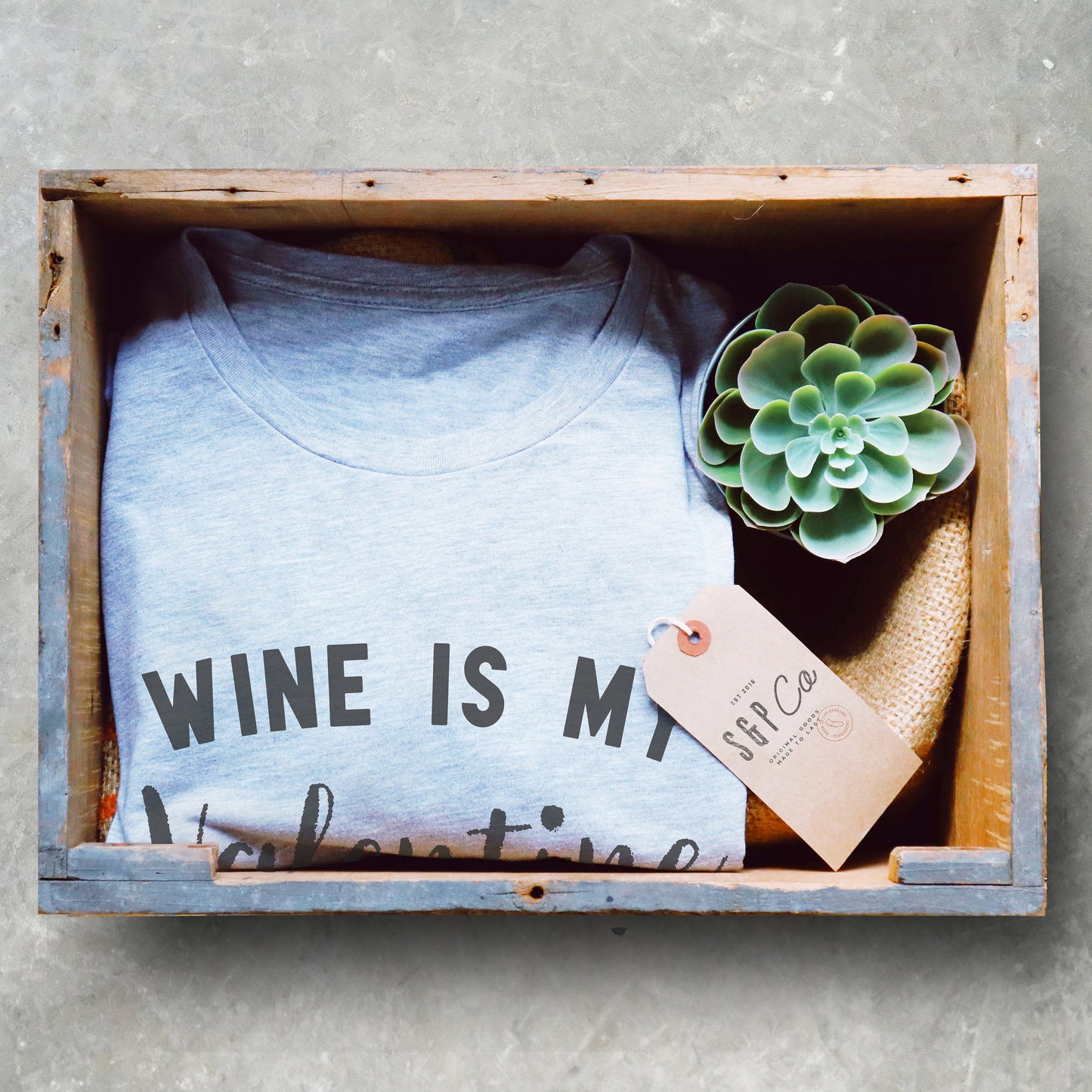 Wine Is My Valentine Unisex Shirt - Valentines day shirt, Valentines gift for coworker, Funny Valentine, Single woman shirt, Wine shirts