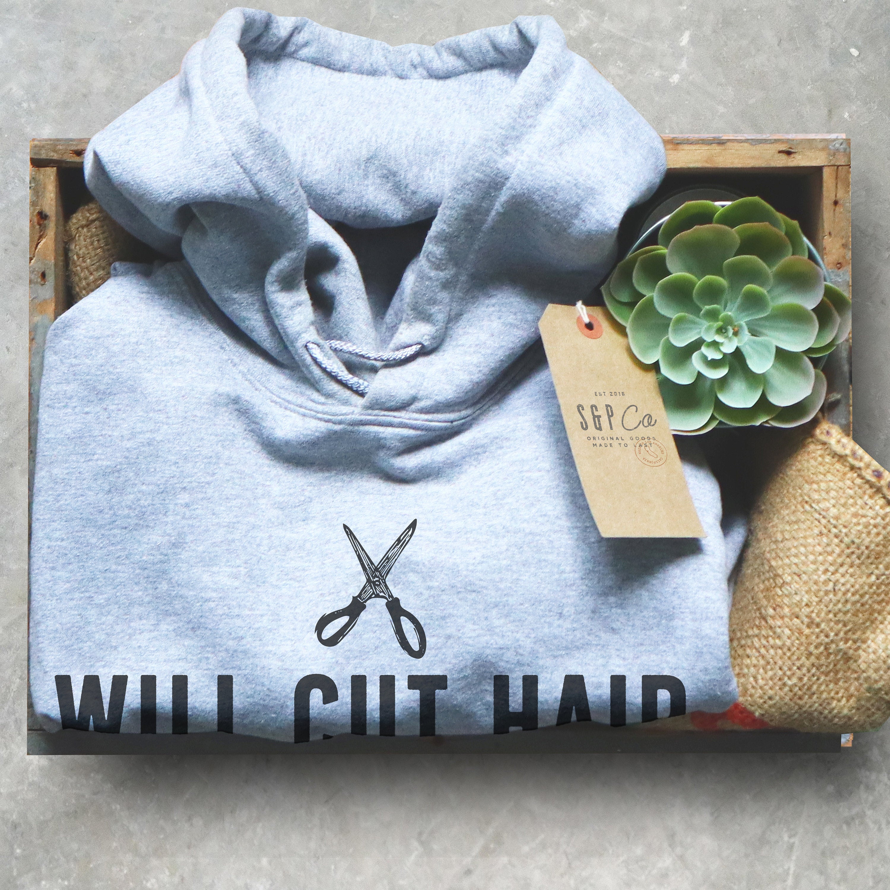 Will Cut Hair For Wine Hoodie - Hairstylist TShirt, Hair Dresser Gift, Hairstylist Gift, Hairdresser Shirt, Cute Wine TShirt, Wine Tee
