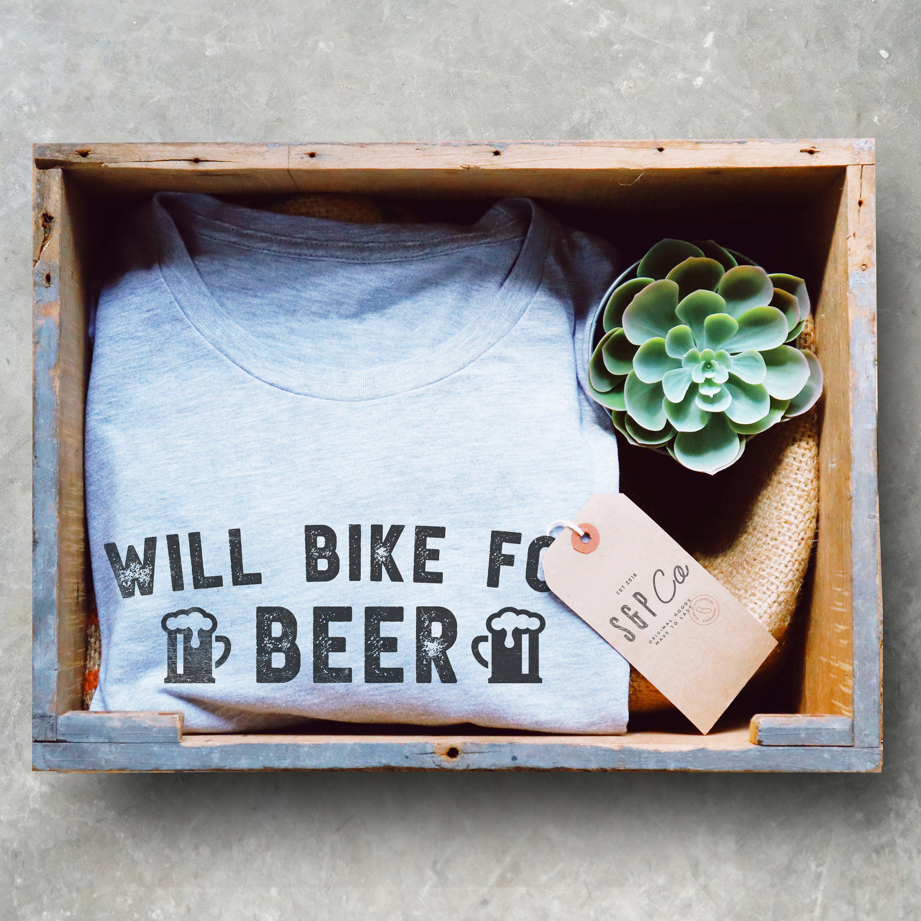 Will Bike For Beer Unisex Shirt - Mountain Bike Shirt, Mountain Shirt, Mountain Bike Gift, Bike Shirt, Bike Gift, Biker Shirt, Beer Shirt