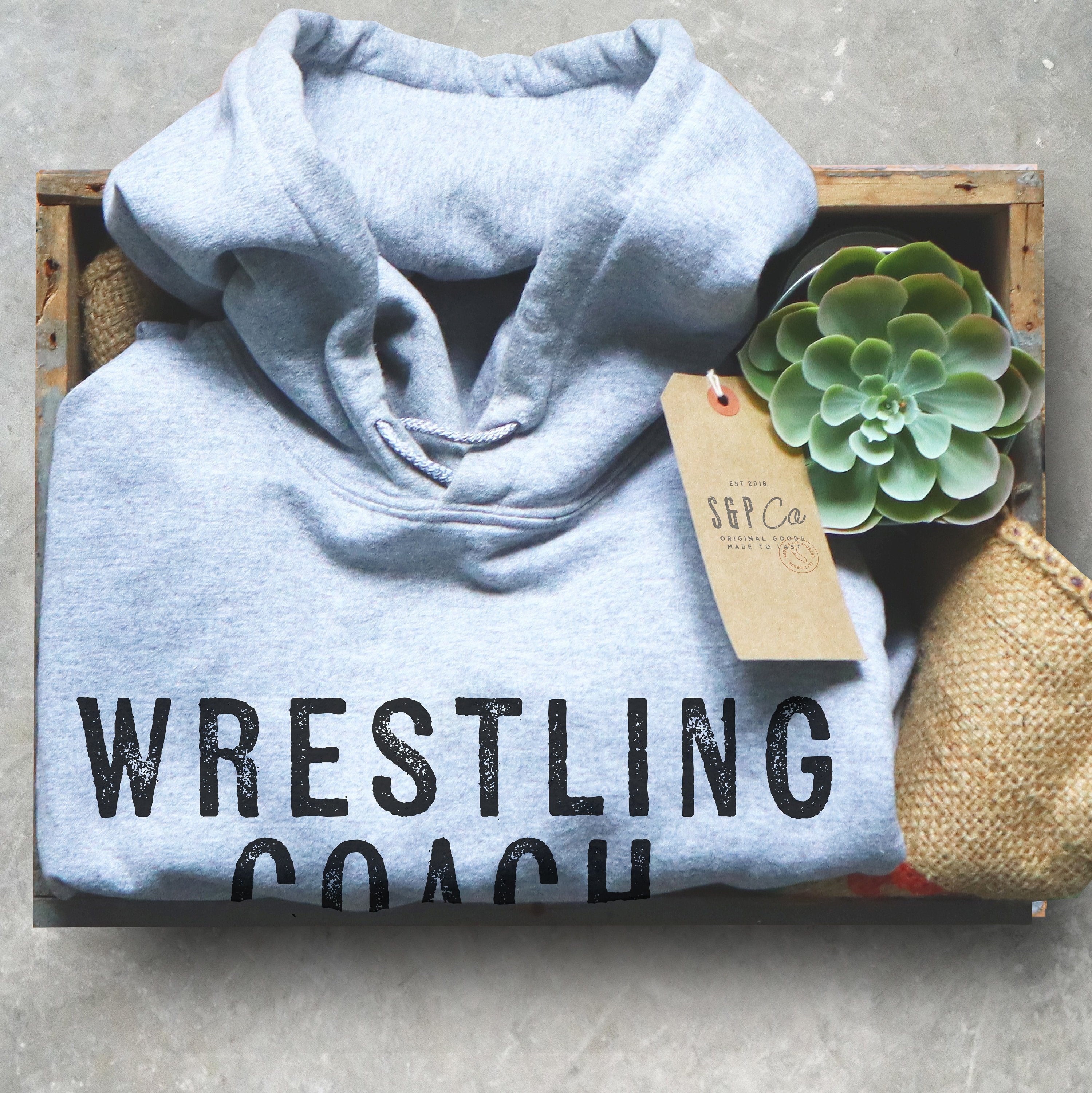 Wrestling Coach Hoodie - Coach Gift, Wrestling Coach, Wrestler, Wrestling, Wrestling Fan, Wrestling T-Shirt, Coaches Gift