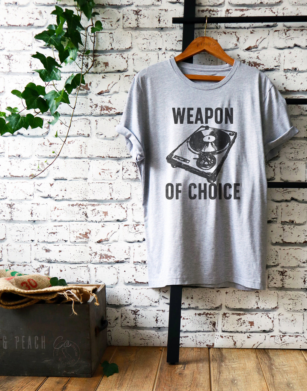 Weapon Of Choice Unisex Shirt - DJ Shirt, DJ Techno TShirts, Disk Jockey Gift, Rave Clothing, Music TShirt, Techno Shirt