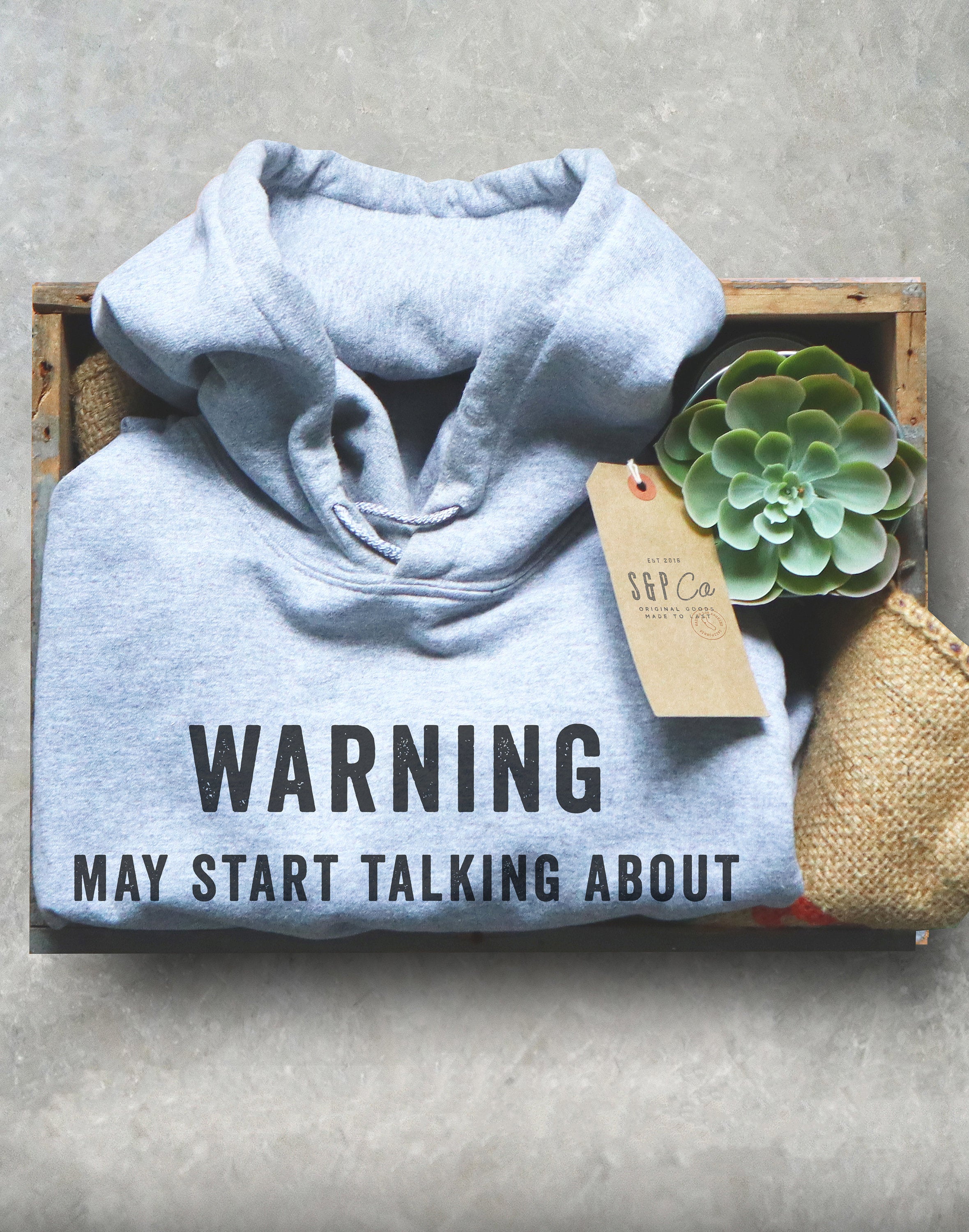 Warning May Start Talking About Social Work Hoodie - Social Worker Shirt, Social Work Shirt, Coworker Gift, Social Worker Gift, Social Work - Stag & Peach Co