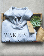 Wake Me When It's Friday Hoodie - Nap Shirt, Lazy Girl Shirts, Lazy Day Tshirt, Lazy Day Shirt, Brunch Shirt, Napping shirt, Weekend Shirt