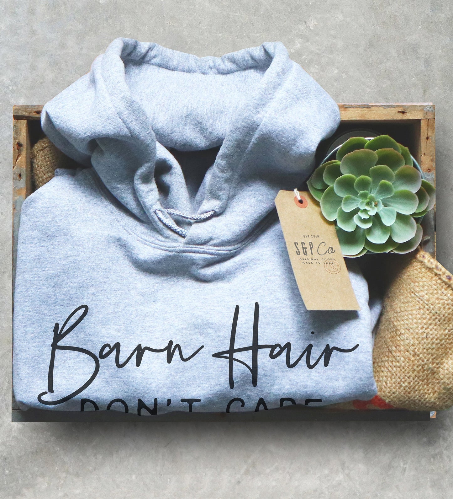 Barn Hair Don't Care Hoodie