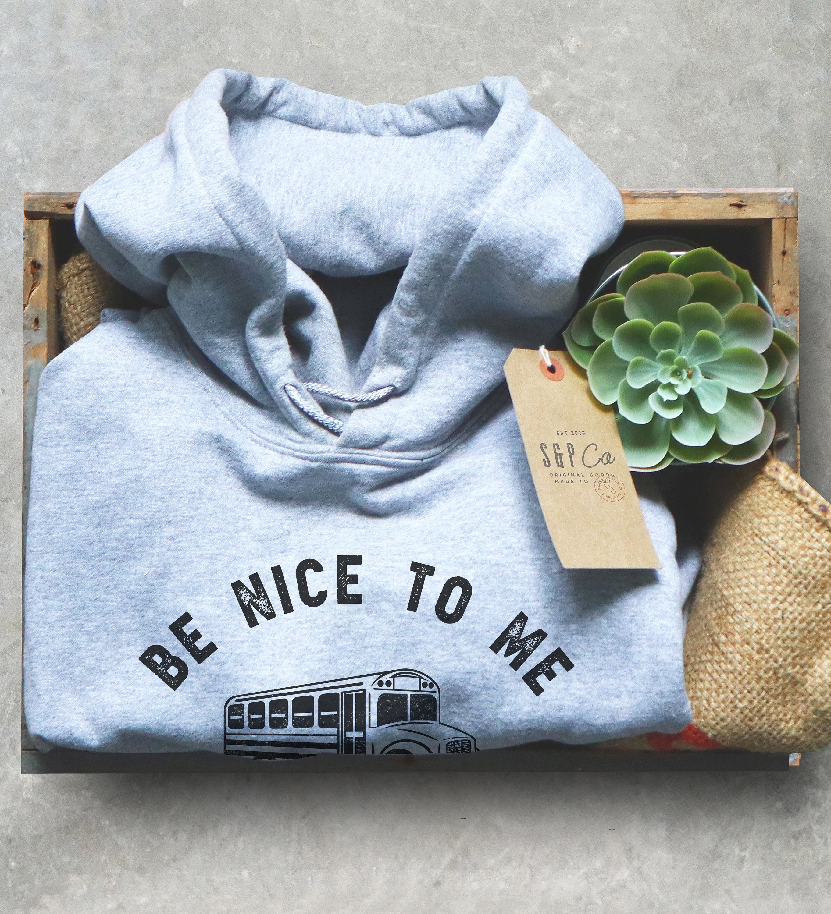 Be Nice To Me It's A Long Walk Home, Bus Driver Hoodie