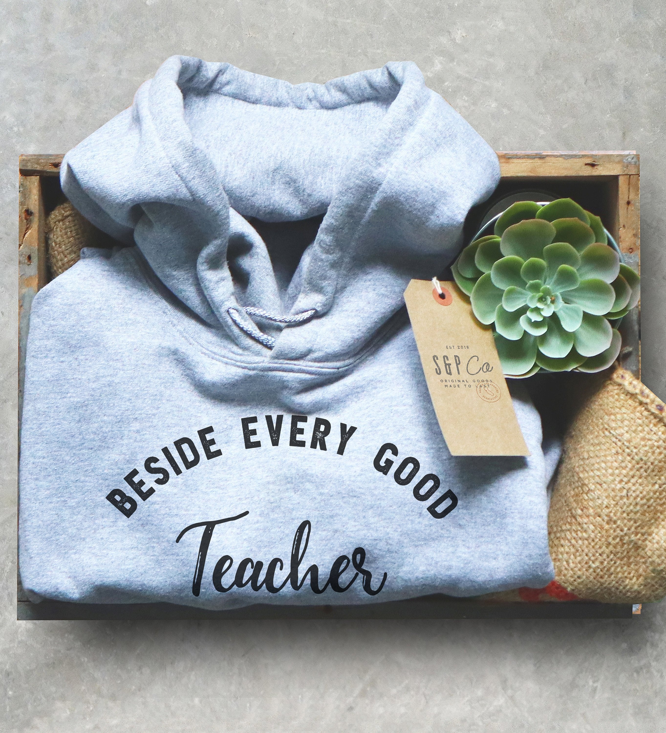 Beside Every Good Teacher Is An Amazing Paraprofessional Hoodie - Stag & Peach Co