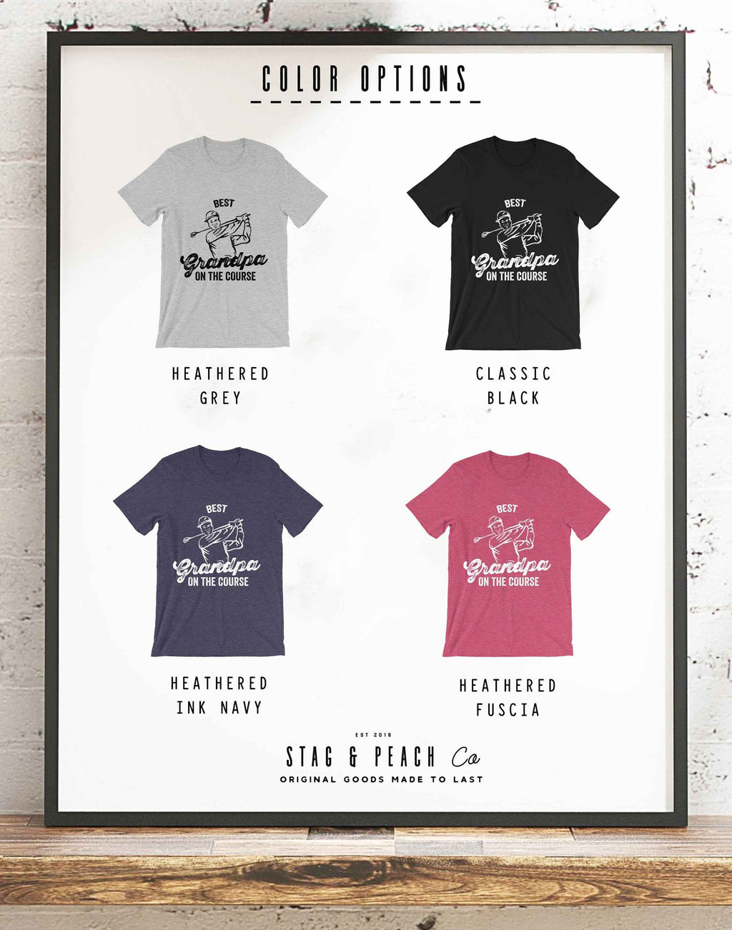 Best Grandpa On The Course, Golf Unisex Shirt