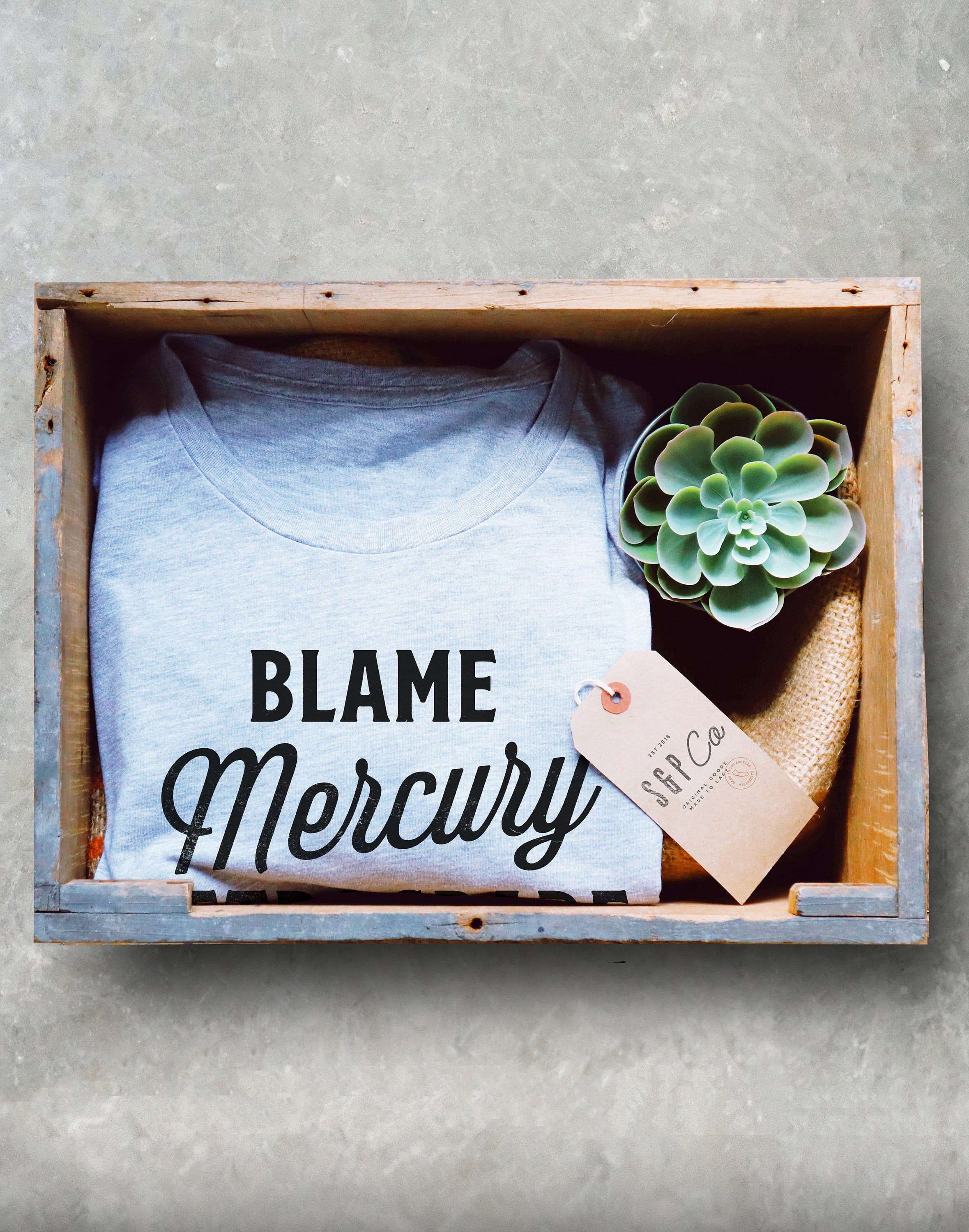 Blame Mercury Retrograde Unisex Shirt -Astrology Shirt, Astrology Gifts, Constellation, Astronomy Gifts, Horoscope, Zodiac Sign, Zodiac Gift - Stag & Peach Co