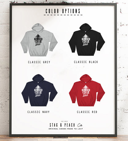 Border Collie Dad Hoodie - Border