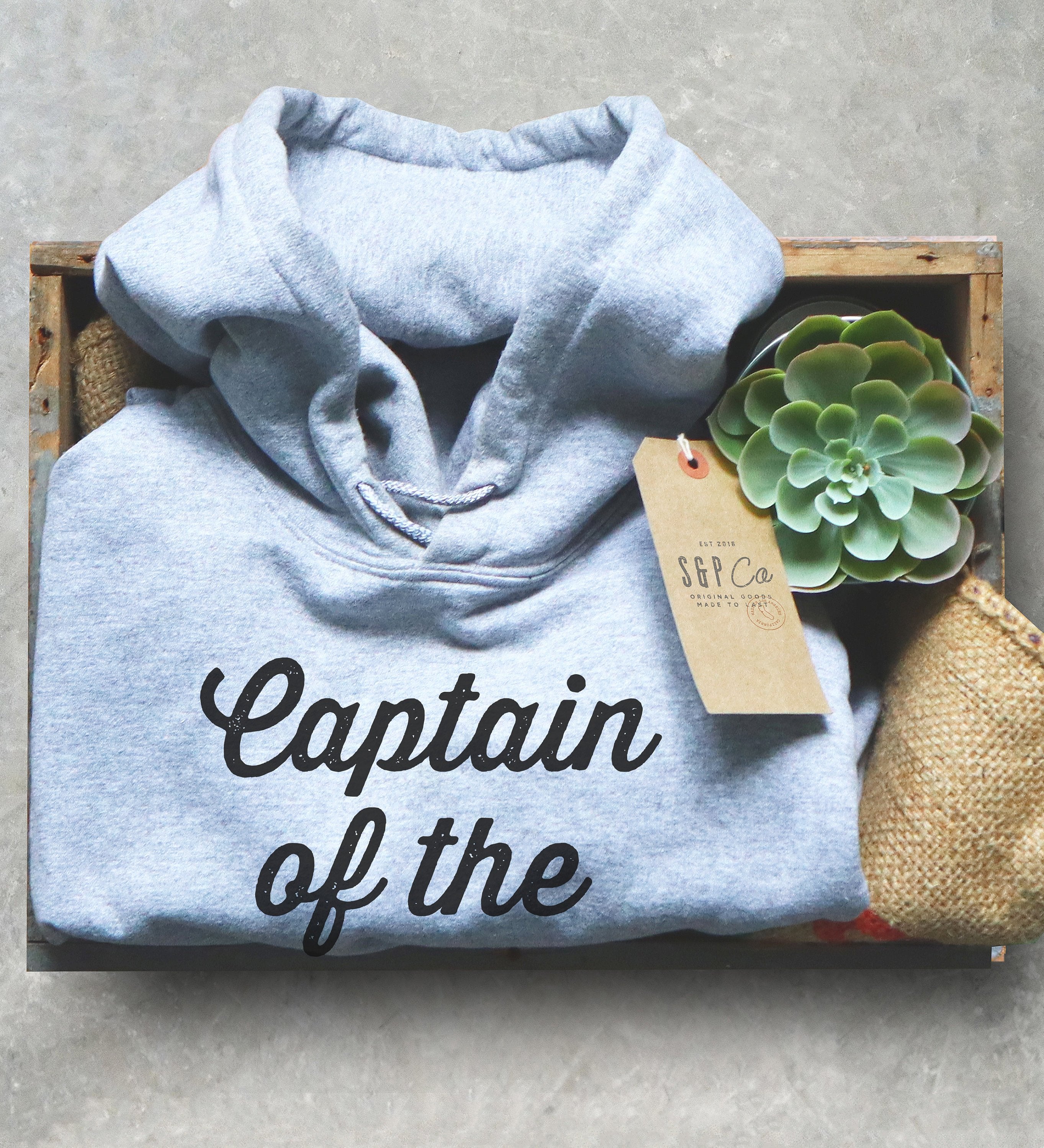 Captain Of The Pontoon Hoodie - Pontoon Hoodie, Pontoon Girl Shirt, Captain Shirt, Sailor Shirt, Nautical shirt, Navy Shirt, Sailing Shirt - Stag & Peach Co