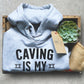 Caving Is My Therapy Hoodie - Caving Shirt, Spelunking Shirt, Caver Shirt, Spelunker Shirt, Adventure Shirt, Hiking Shirt, Cave Diving Shirt