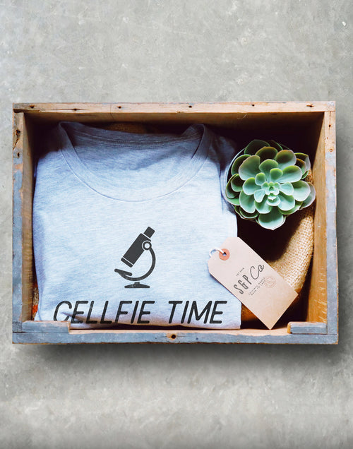 Cellfie Time Unisex Shirt - Microbiologist Shirt, Lab Tech Shirt, Technician Shirt, Science Shirt, Scientist Shirt, Science Gift, Lab Shirt