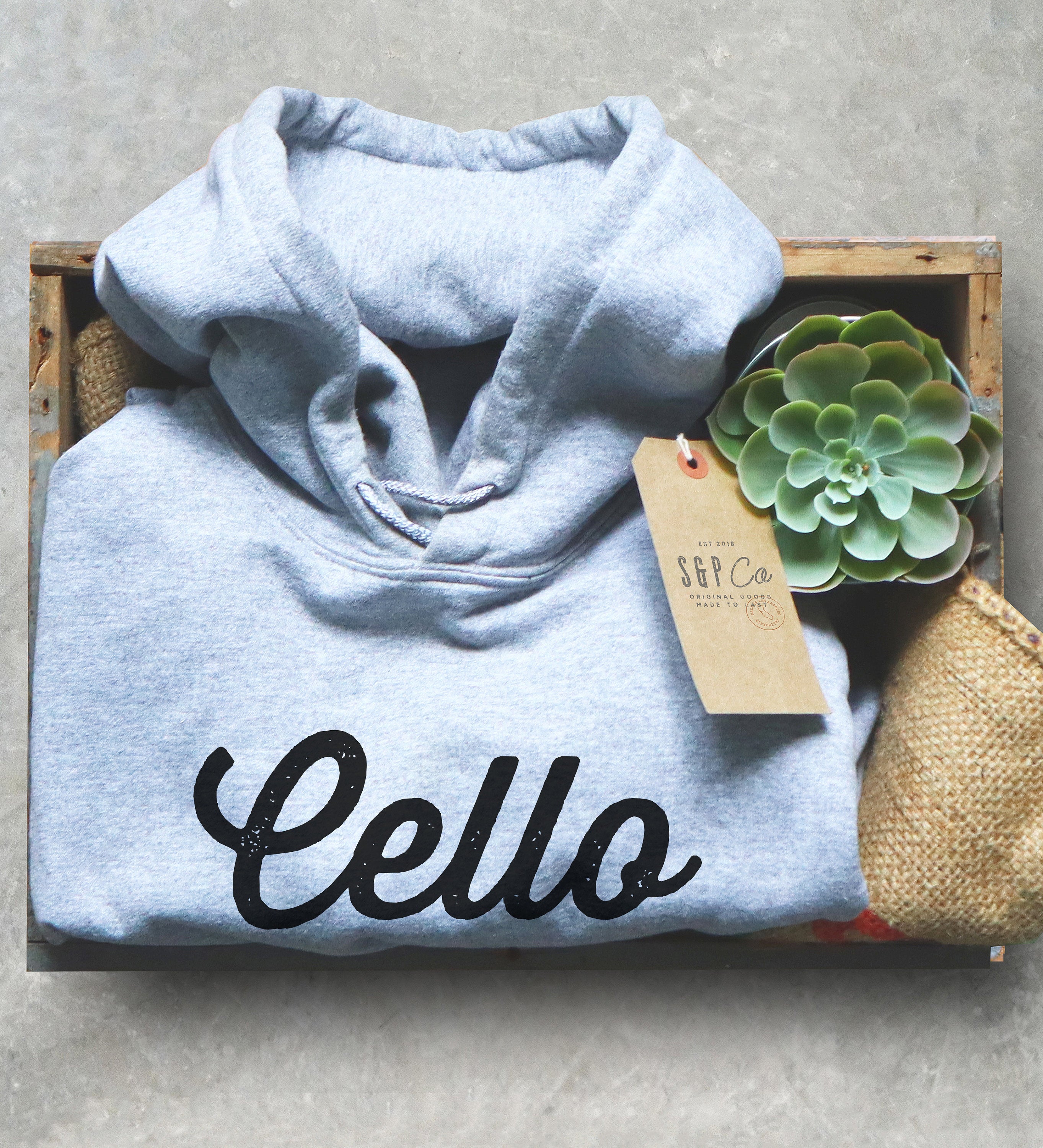 Cello Because Violinists Need Heroes Too Hoodie - Cello Shirt, Cello Hoodie, Cellist Shirt, Musician Gift, Music Shirt, Music Teacher Gift - Stag & Peach Co