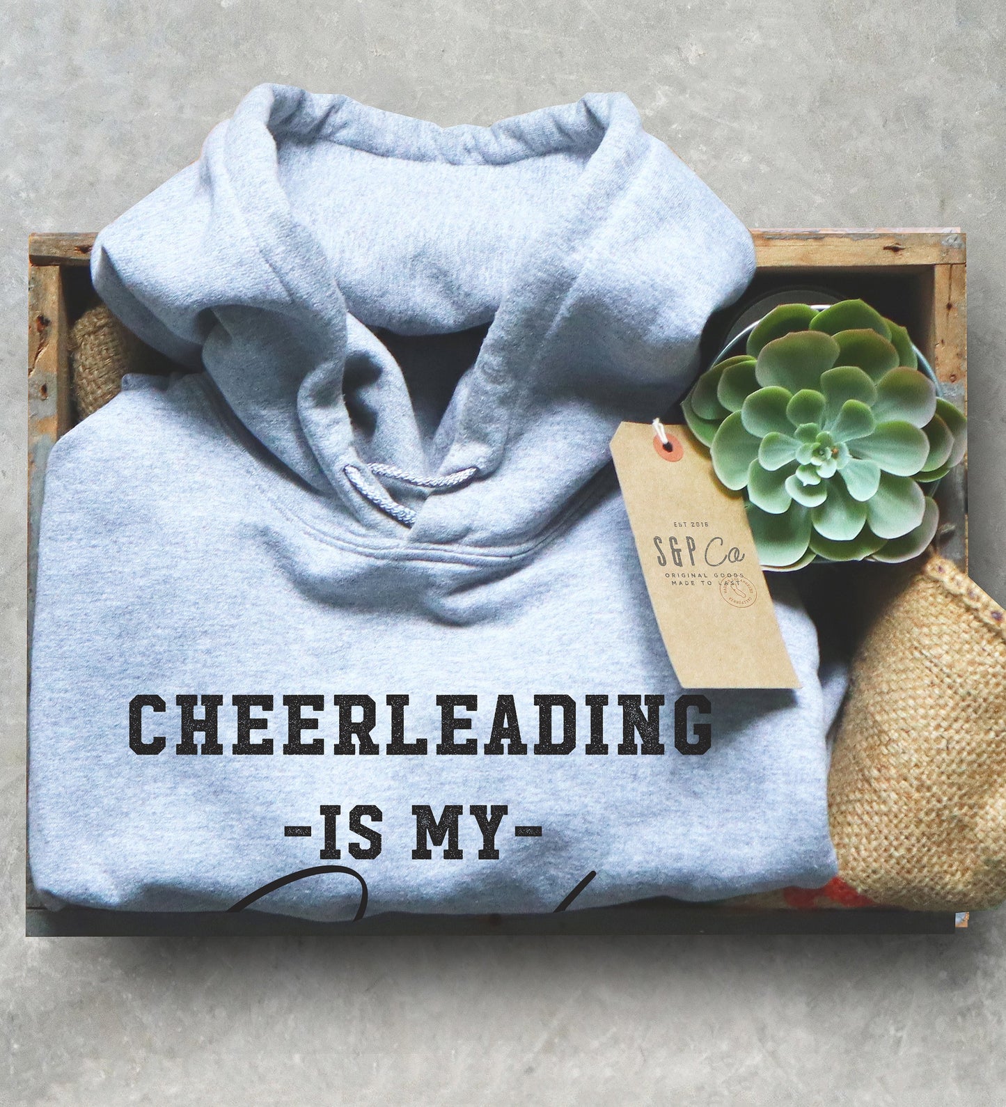 Cheerleading Is My Sport Hoodie - Cheerleader Hoodie, Cheer Coach Shirt, Cheerleading Gift, Cheer Mom Shirt, Cheerleading Shirt