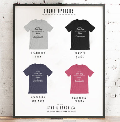 A Grateful Heart & Essential Oils Unisex Shirt