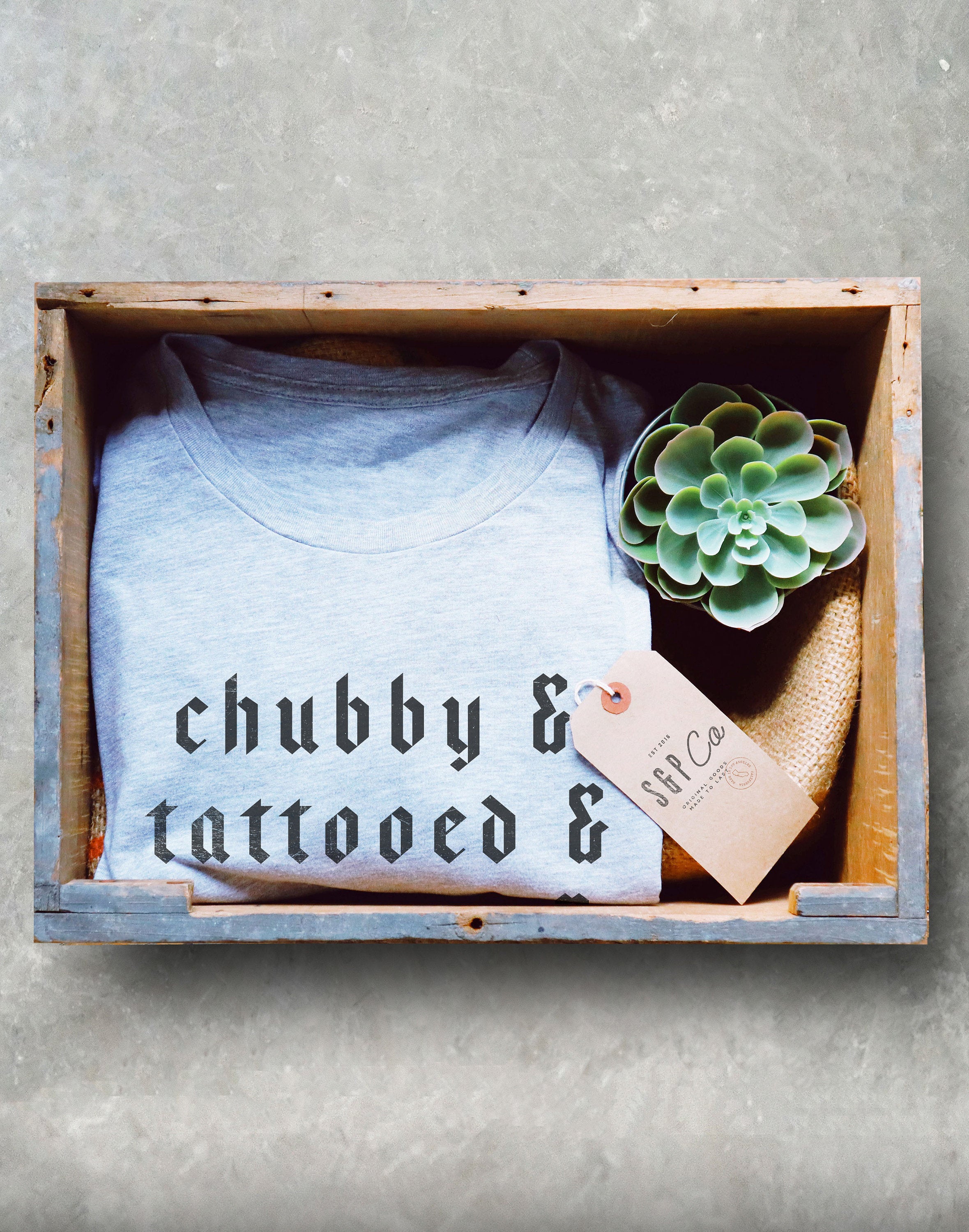 Chubby Tattooed Bearded Awesome Unisex Shirt - Tattoo Artist Gifts, Tattoo TShirt, Tattoo Gifts, Tattoo Shirt, Tattoo Tee, Hipster Shirt