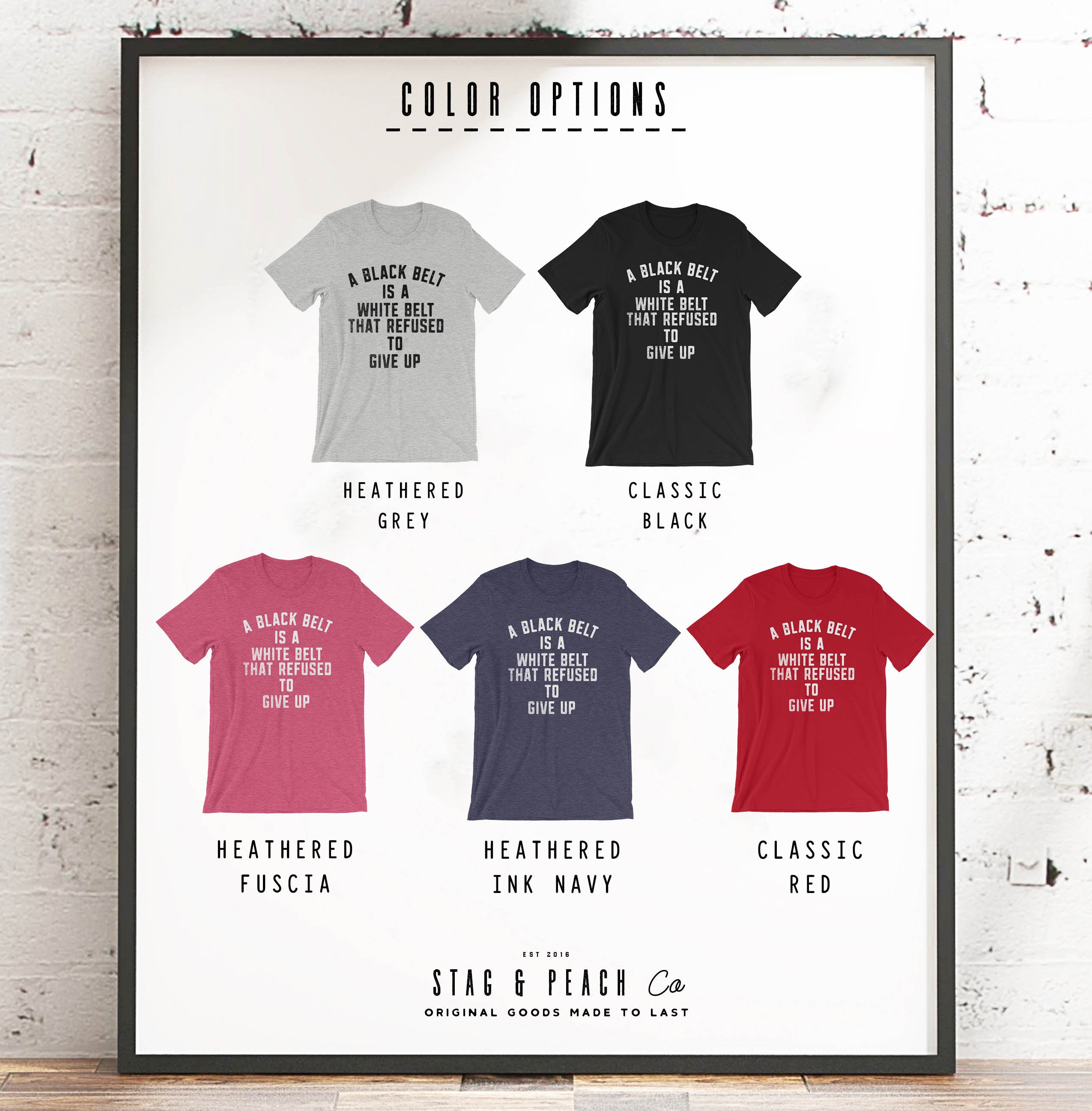 A Black Belt Is A White Belt That Refused To Give Up Unisex Shirt