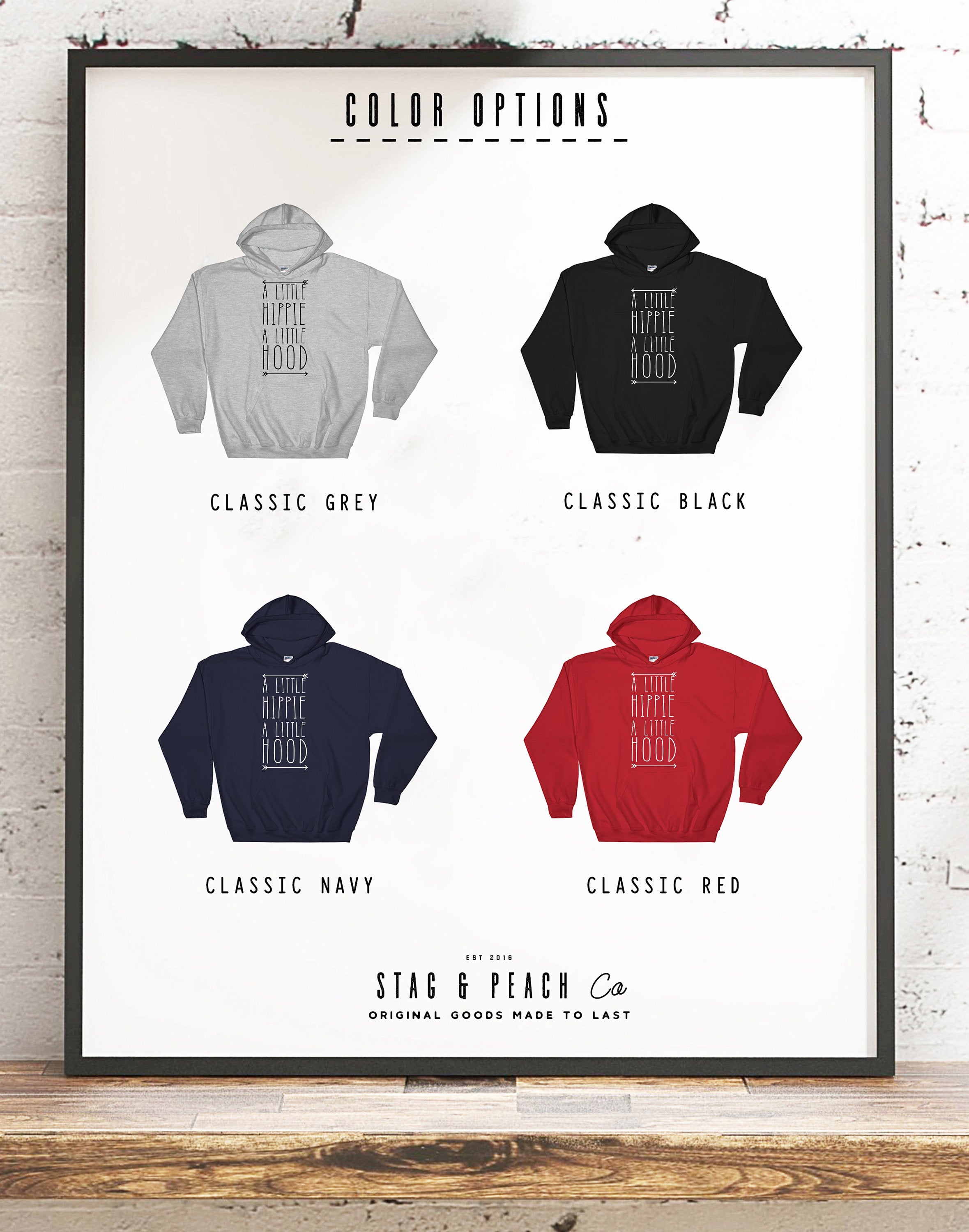 A Little Hippie A Little Hood Hoodie - Stag & Peach Co