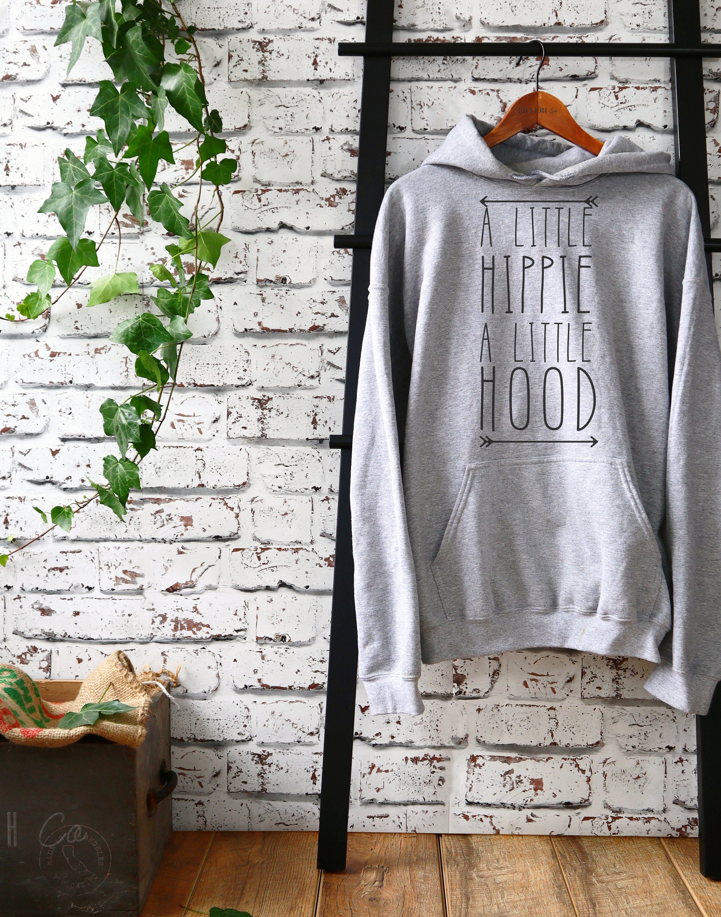 A Little Hippie A Little Hood Hoodie - Stag & Peach Co