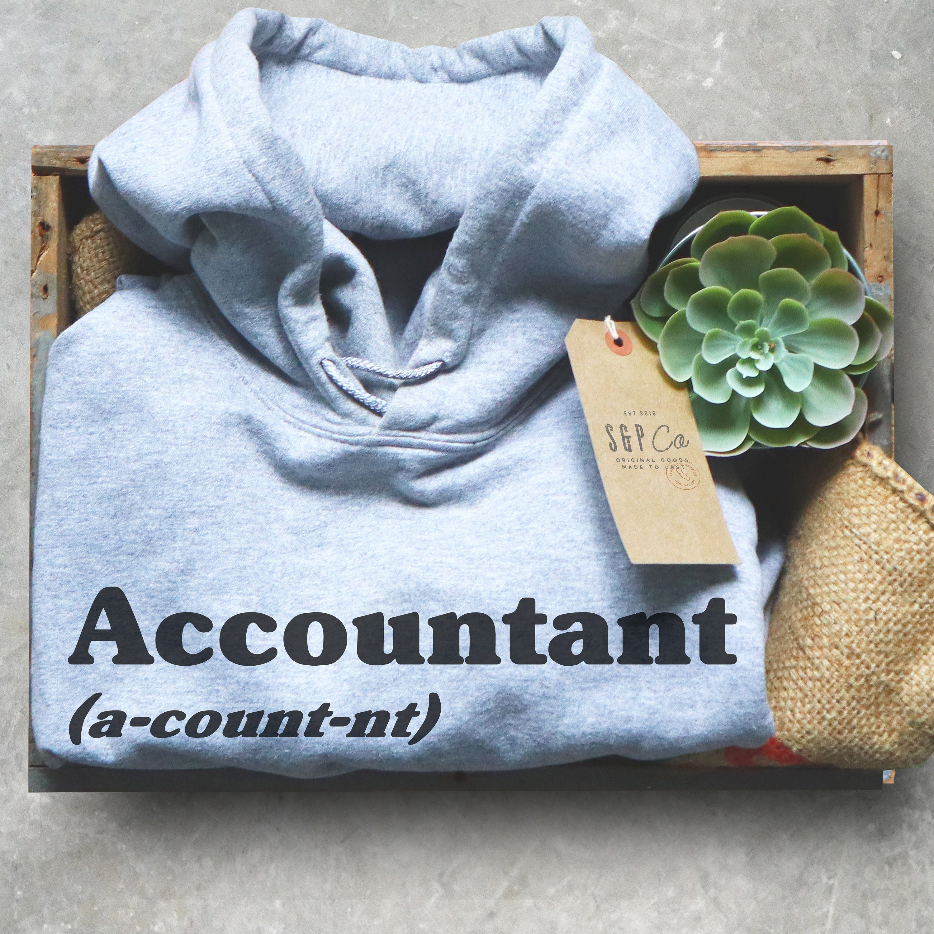 Accountant Definition Hoodie - Stag & Peach Co