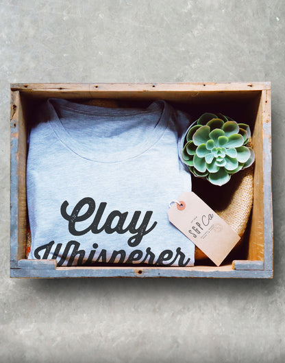 Clay Whisperer Unisex Shirt - Pottery shirt | Pottery lover | Funny pottery shirt | Ceramics and pottery | Pottery gift