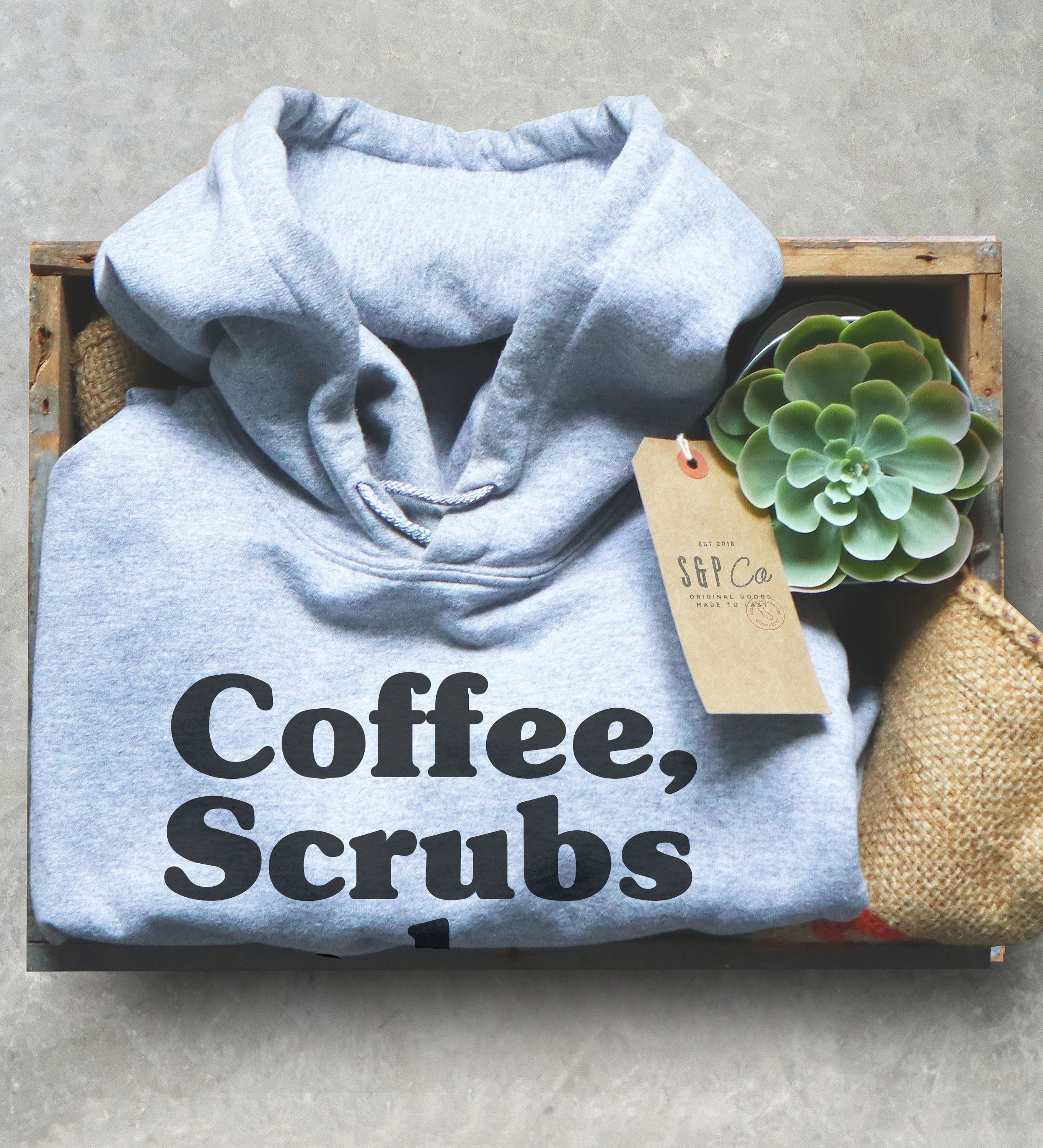 Coffee Scrubs & Rubber Gloves Hoodie