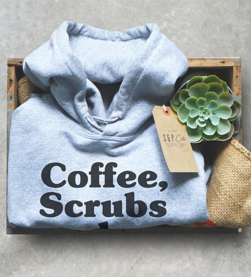 Coffee Scrubs & Rubber Gloves Hoodie - Stag & Peach Co