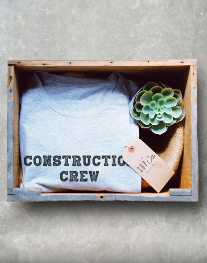Construction Crew Unisex Shirt- Construction Shirt, Contractor Shirt, Construction Party, Builder Shirt, Fathers Day Shirt, Demolition Shirt
