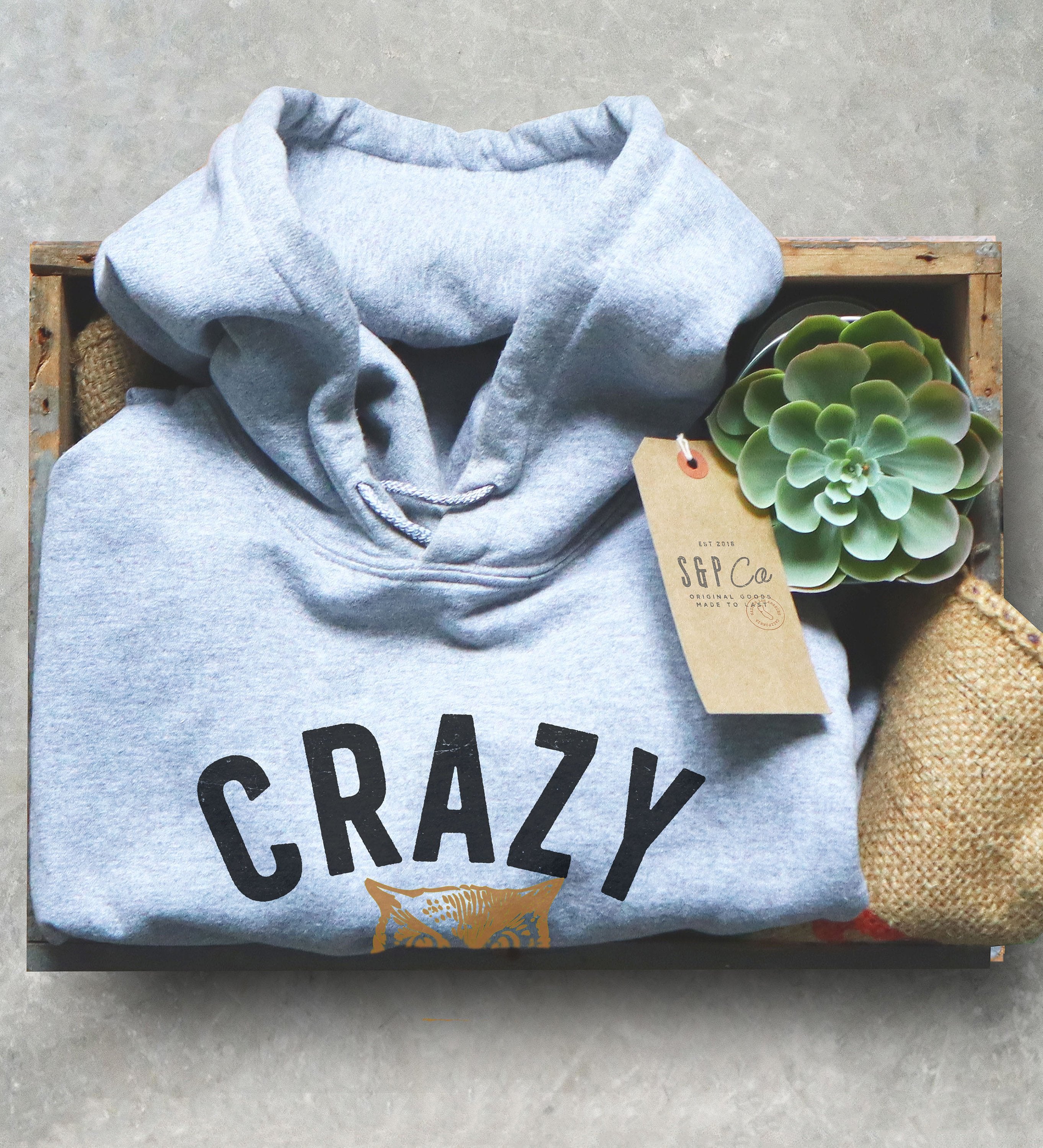 Crazy Owl Lady Hoodie - Owl