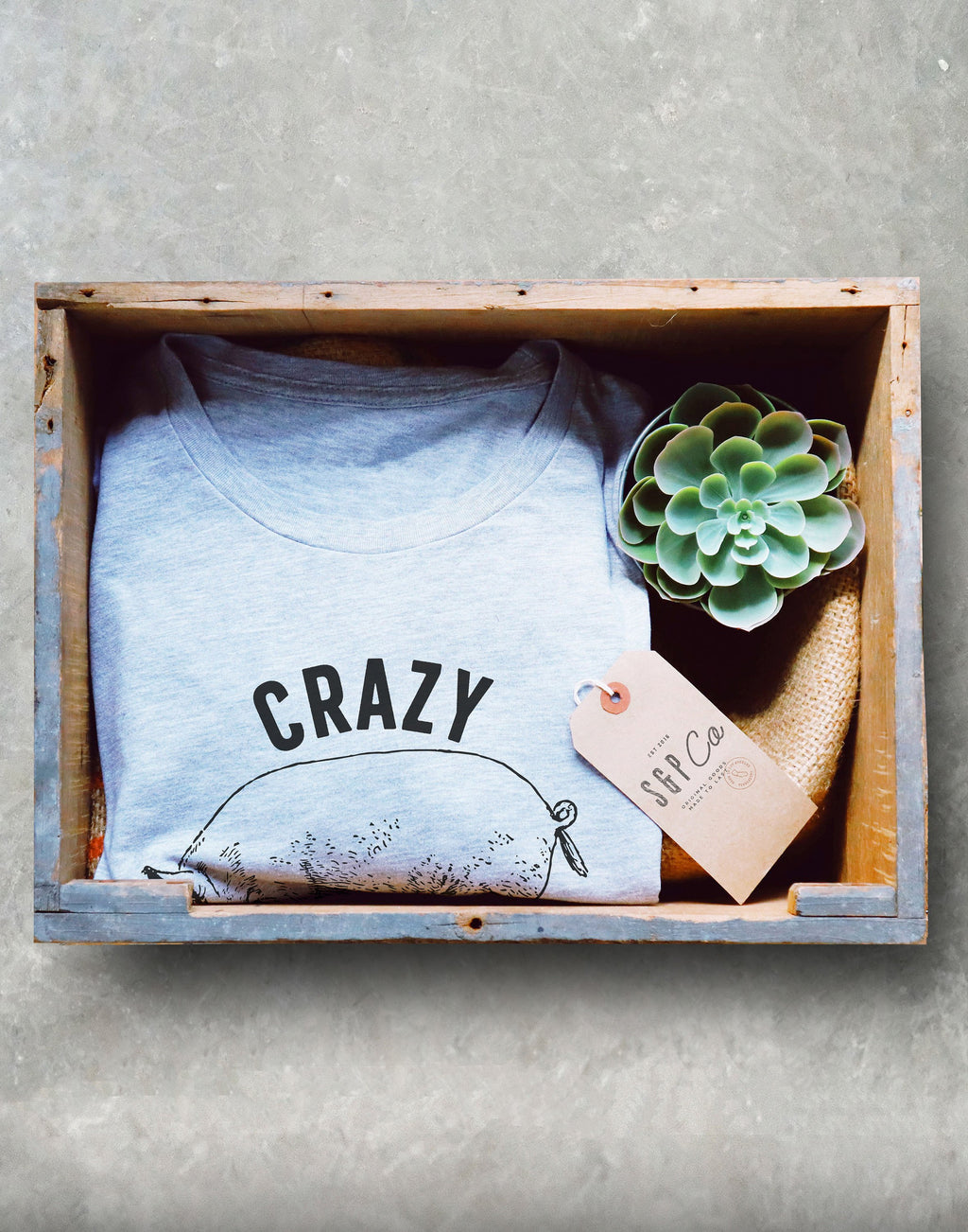 Crazy Pig Lady Unisex Shirt - Pig - Stag & Peach Co