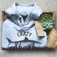Crazy Shark Lady Hoodie - Shark Shirt, Shark Gift, Shark Birthday, Shark Week Shirt, Sea Life Shirt, Sea Life Gift