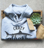 Crazy Shark Lady Hoodie - Shark Shirt, Shark Gift, Shark Birthday, Shark Week Shirt, Sea Life Shirt, Sea Life Gift