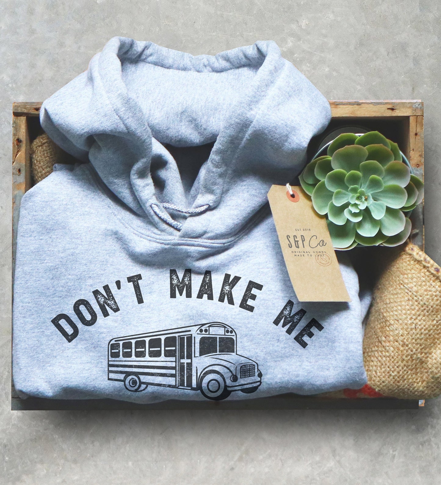 Don't Make Me Use My Bus Driver Voice Hoodie - Bus Driver Gift, Bus Driver Shirt, School Bus Driver, Back To School, Teacher Appreciation