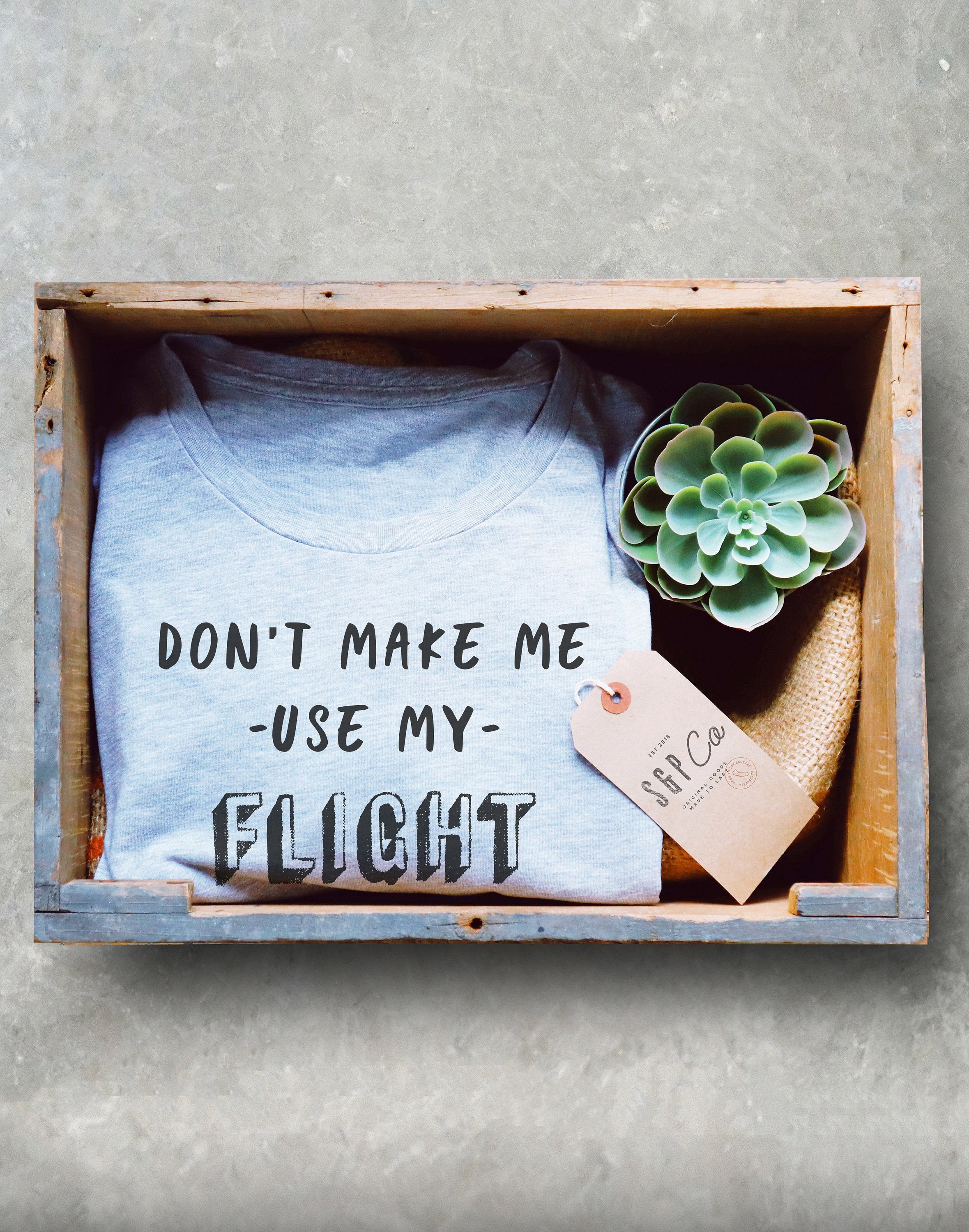 Don't Make Me Use My Flight Attendant Voice! Unisex Shirt - Flight Attendant Shirt, Remove Before Flight, Stewardess Gift, Airplane Shirt