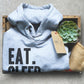 Eat Sleep Anime Repeat Hooded Sweatshirt - Anime shirt, Manga shirt, Anime shirts, Anime gift, Anime gifts, Japanese shirt