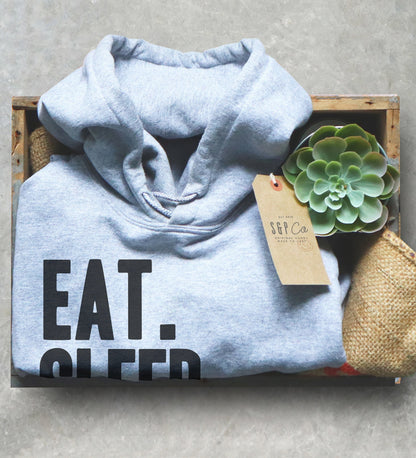 Eat Sleep Anime Repeat Hooded Sweatshirt - Anime shirt, Manga shirt, Anime shirts, Anime gift, Anime gifts, Japanese shirt