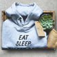 Eat Sleep Collect Coins Repeat Hoodie - Coin Collecting Shirt, Numismatic Gift, Collector Gift, Hobbie Shirt, Metal Detecting Shirt