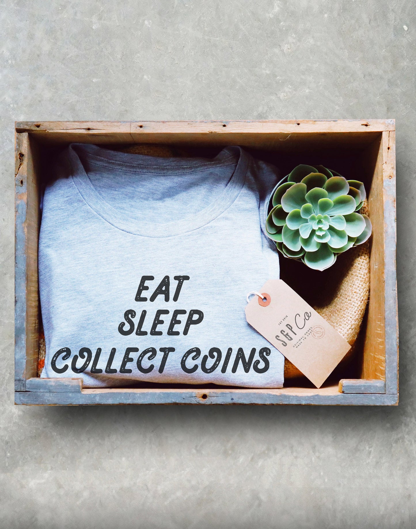 Eat Sleep Collect Coins Repeat Unisex Shirt -Coin Collecting Shirt, Coin Collector Gift, Collector Gift, Hobbie Shirt,  Metal Detector Shirt