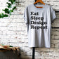 Eat Sleep Design Repeat Unisex Shirt - Interior Designer Shirt, Architect Shirt, Architecture Gift, Graphic Designer Shirt, Artist Shirt
