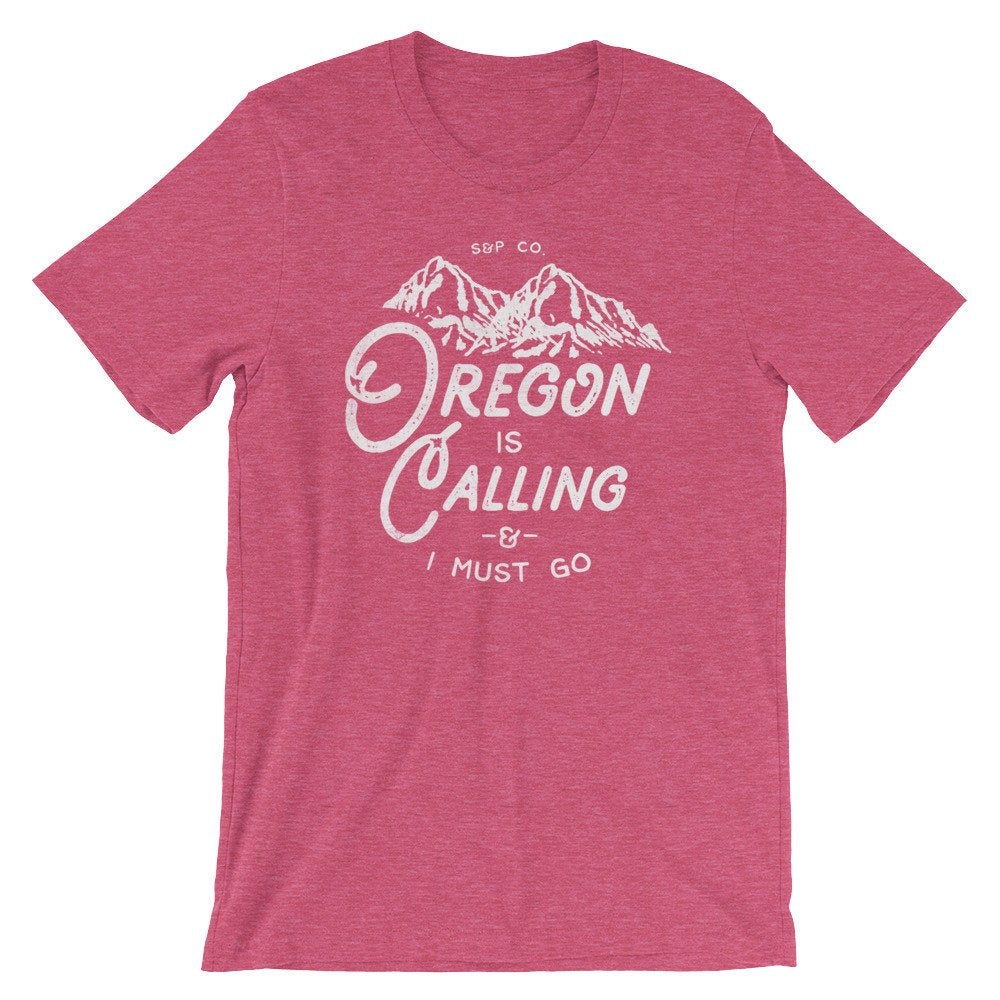 Oregon Is Calling And I Must Go Unisex Shirt - Oregon Shirt, Oregon Gifts, Oregon State Shirt, Portland Shirt, Oregon Coast - Stag & Peach Co